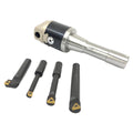 HHIP 1906-0201 Indexable Tool Set with 2' Boring Head, R8 Shank & 4 Boring Bars