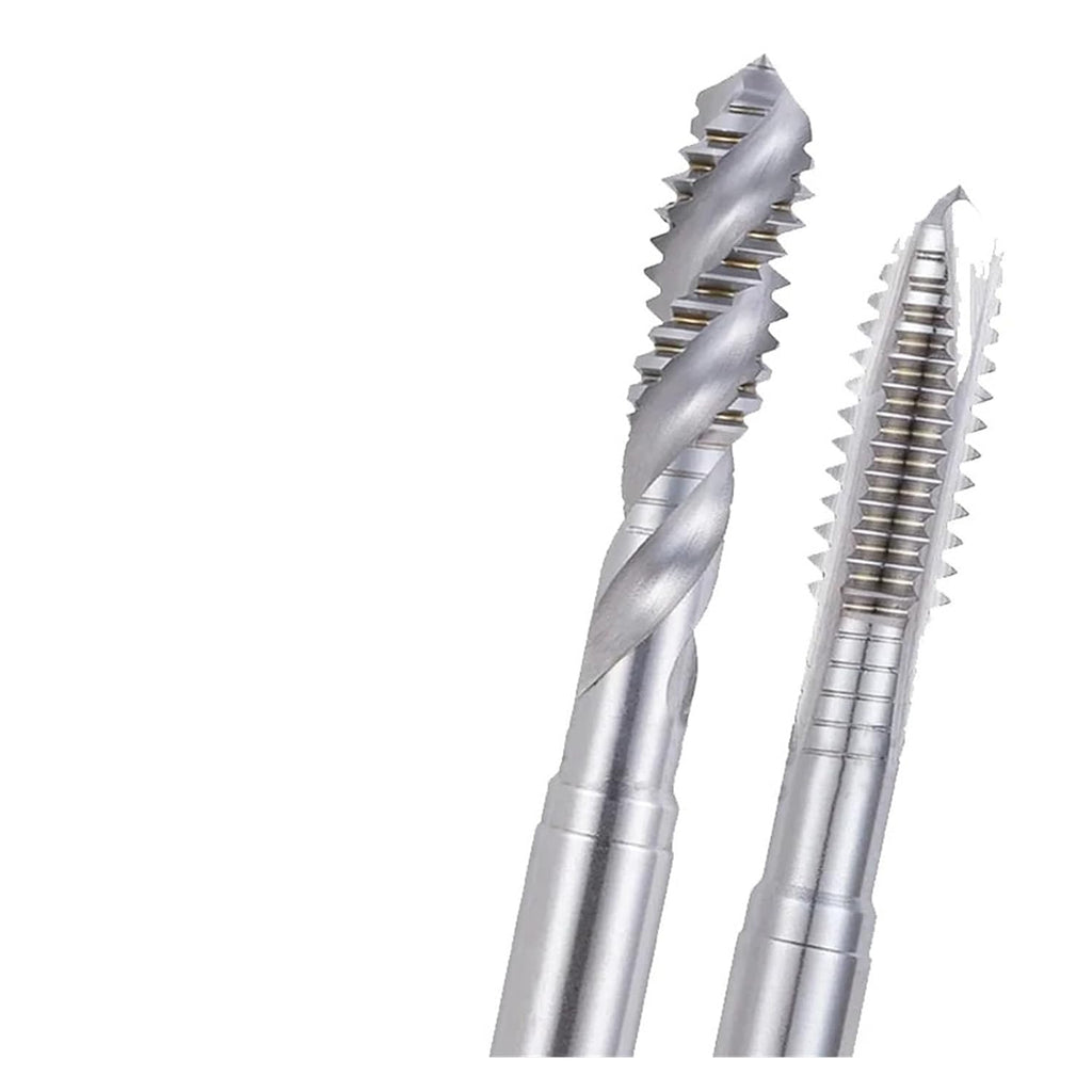 Drill Tap Bit Set, Fine Spiral Fluted Pointed Tap Screw Thread Taps