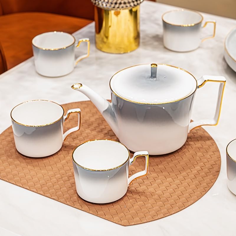 Beverage Serveware 8-piece coffee set, kettle and cup combination, multifunctional household tea set, suitable for any occasion Water Carafe