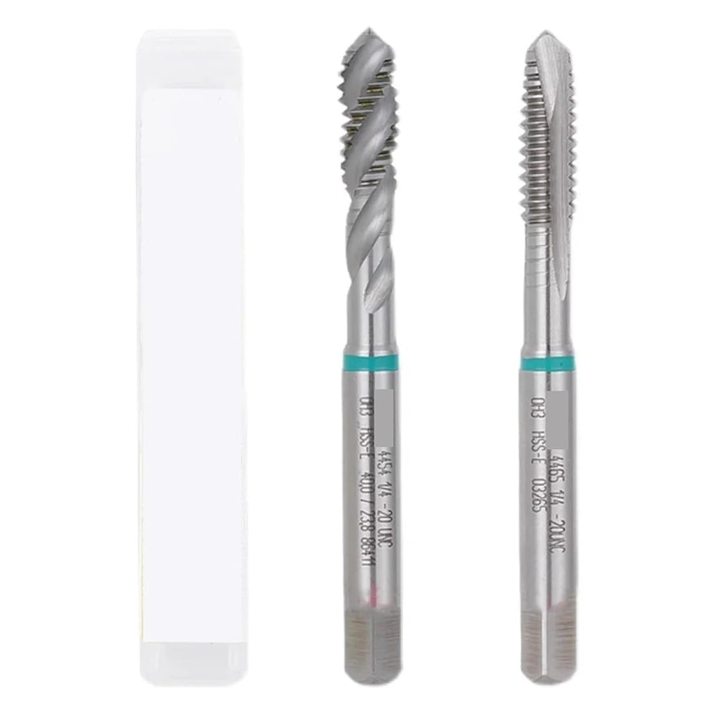 Drill Tap Bit Set, Fine Spiral Fluted Pointed Tap Screw Thread Taps