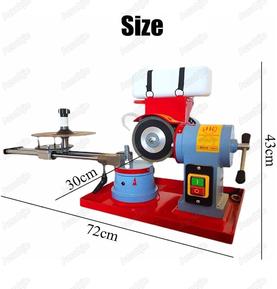 Professional Electric Saw Blade Sharpener,Rotary Angle Grinding Machine for Carbide Saw Blades, 2850rpm Motor with Multiple Arbors Included 550w