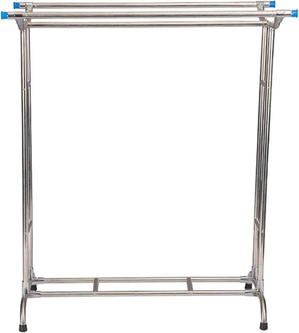 Metal Clothing Rack On Wheels, Rolling Garment Rack With Wheels, Garment Rack Rolling Clothes Rack Withhanging Rod For Bedroom, Hall, Clothes Store (C)