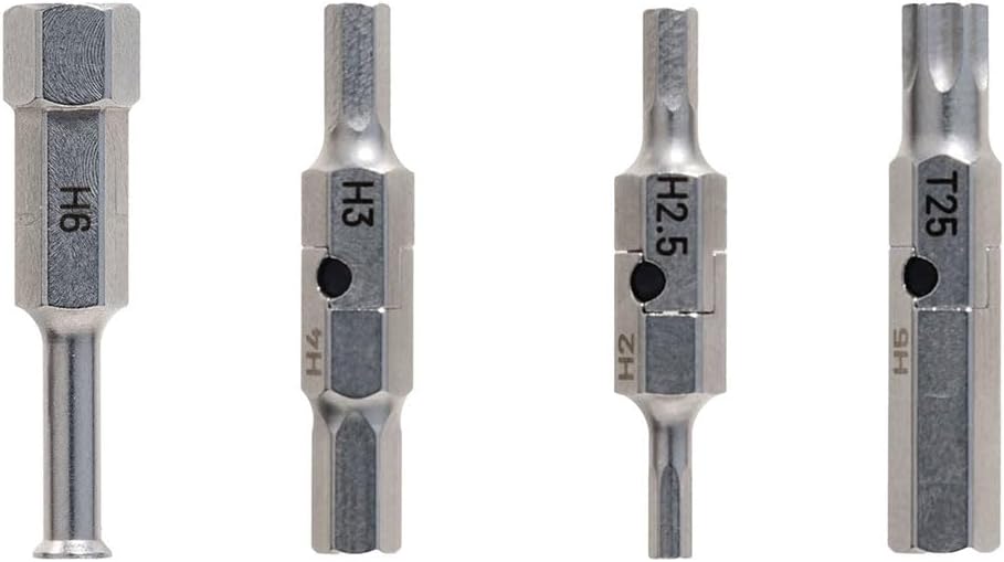 IncredibleX Stainless Multi-Tool with Hex Keys & T25, Corrosion-Resistant Hardened Steel, Magnetic Design, Includes Adapter for Handlebar Mount, Compact 8-Function Cycling Gear & Bike Repair Tool (57g | bike-multifunction-tools