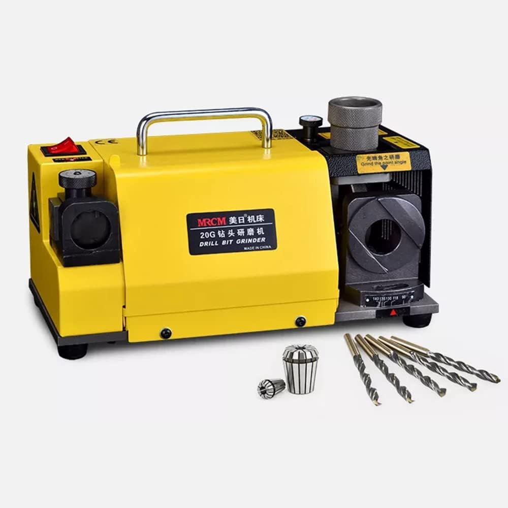 110V 20G 3-20mm Portable Drill Bit Grinder, Drill bit Sharpener Machine with Grinding Wheel (SDC)