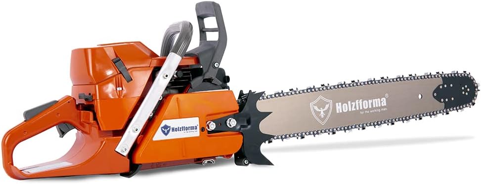Holzfforma 71cc G372 50mm Bore Gasoline Chain Saw Power Head With 20inch 72DL 3/8'.058' Guide Bar and Saw Chain All Parts are Compatible with NH872 Chainsaw