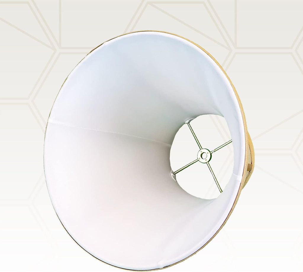 Royal Designs, Inc. BSO-704-12AGL-2 True Bell Basic Lamp Shade, 6.5 x 12 x 10.5, Antique Gold, 2-Pack