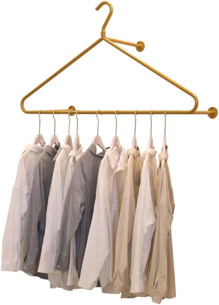 Exquisite Clothes Rail Rack Metal Retail Clothing Garment Racks Display Rod, Clothing Store Display Rack Ceiling Hanger, Women'S Clothing Store Shelves Display Hangers/C/(A-80Cm)