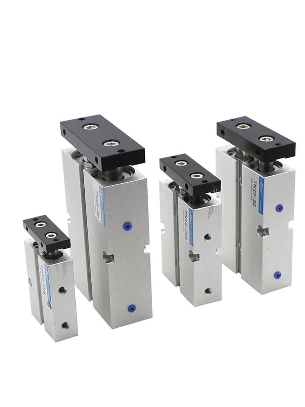 TN10/16/20/25/32/40X10SX20SX30SX40SX50SX60X70X75X80SX100S The TDA/TN Two-axis Double bar Cylinder Pneumatic(TN Bore 32MM,Stroke 20mm)