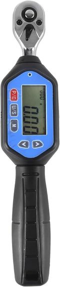 Torque Wrench, EWM-30 Digital Torque Wrench 1/4 Square Drive Max. 22.12ft.lb Torque Accurate to ±2% with Buzzer LED Indication and Peak Trace Tracking Wrenches