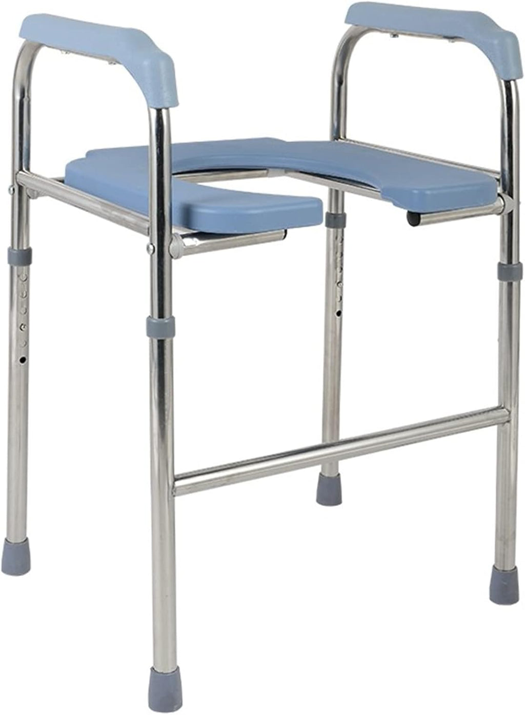 Raised Toilet Seat - Heavy Duty Medical Raised Homecare Commode and Safety Frame, Height Adjustable Legs, Bathroom Assist Frame for Elderly, Handicap, Disabled