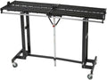VERSARE Portable Folding Coat Rack – Hanging Garment Storage, Locking Caster Wheels, Lightweight Rolling Wardrobe Organizer