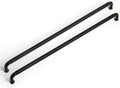 Goo-Ki 6 Pack 12-3/5 Inch （320mm） Hole Center Cabinet Pulls Matte Black Zinc Alloy Kitchen Drawer Pulls Drawer Handles 13.05 Inch Length 2201-B-320