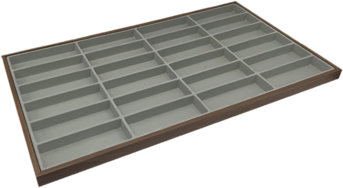 harayaa Glasses Display Tray, Eyewear Storage Case, Portable, Eyeglasses Organizer Box, Jewelry Holder for Bead Pendant Home