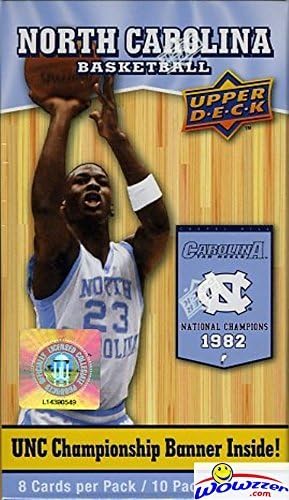 2010/11 Upper Deck UNC North Carolina Exclusive Factory Sealed Box with Michael Jordan UNC Cards