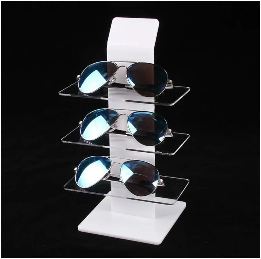 Glasses Stand Organizer Jewellery Display Rack Shelf Sunglasse Stand Glasses Holder Acrylic Eyeglasses Display Case Counter Jewelry Eyewear Display Stand
