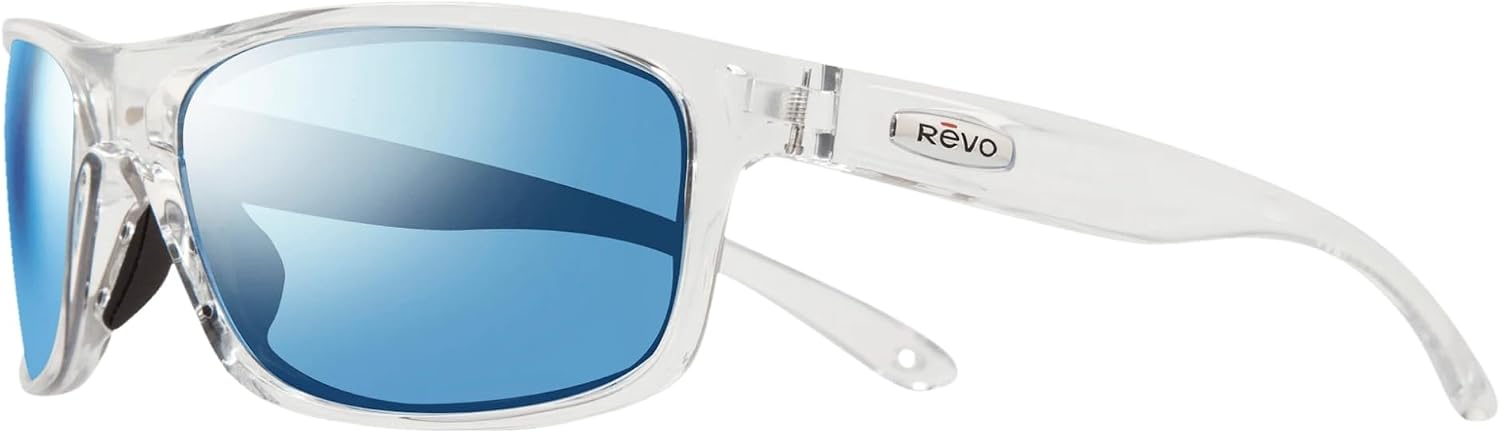 Revo Harness 61MM Wraparound Rectangular Sunglasses For Men For Women + Bundle Leash + BUNDLE with ACCESSORY EYEWEAR