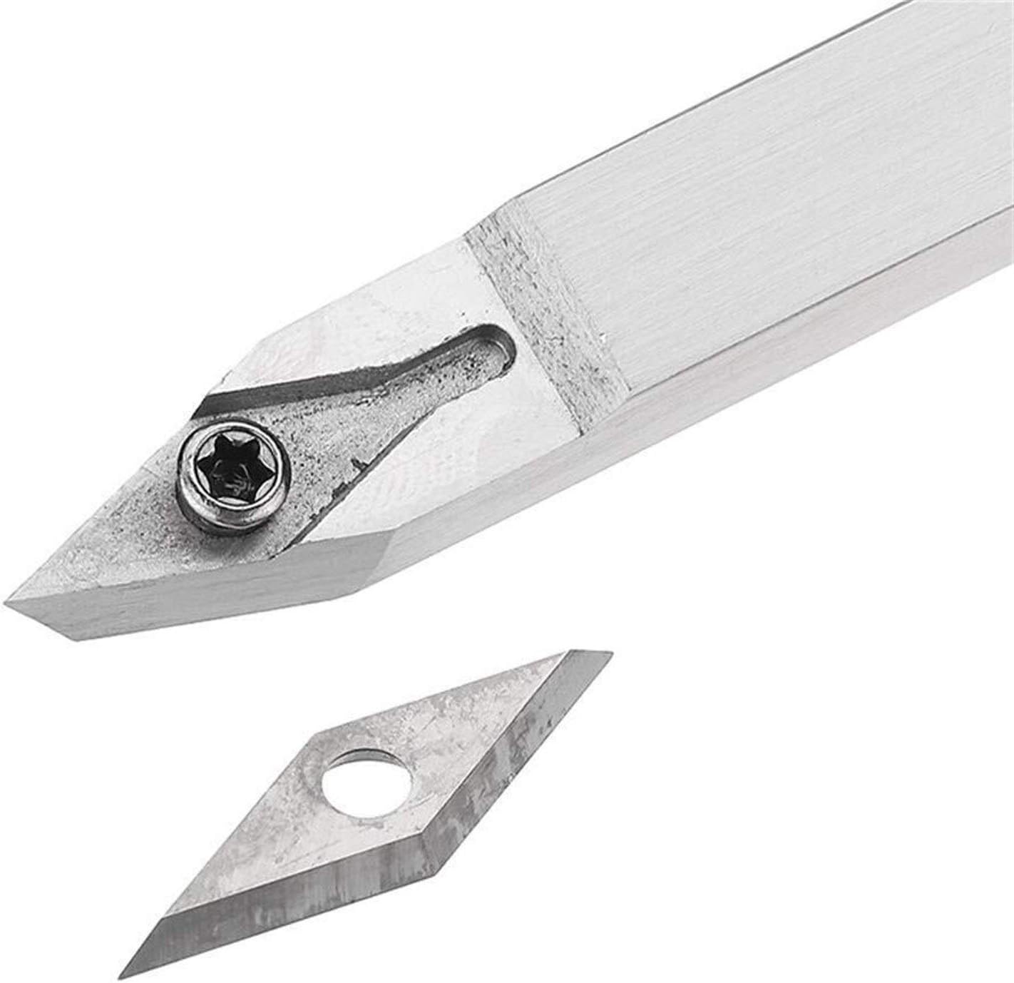 Boring Bar Holder Lathe Wood Turning Tool Carbide Insert Wrench Cutter Tools Square Shank with Wood Handle Woodworking Tool - Type: F,