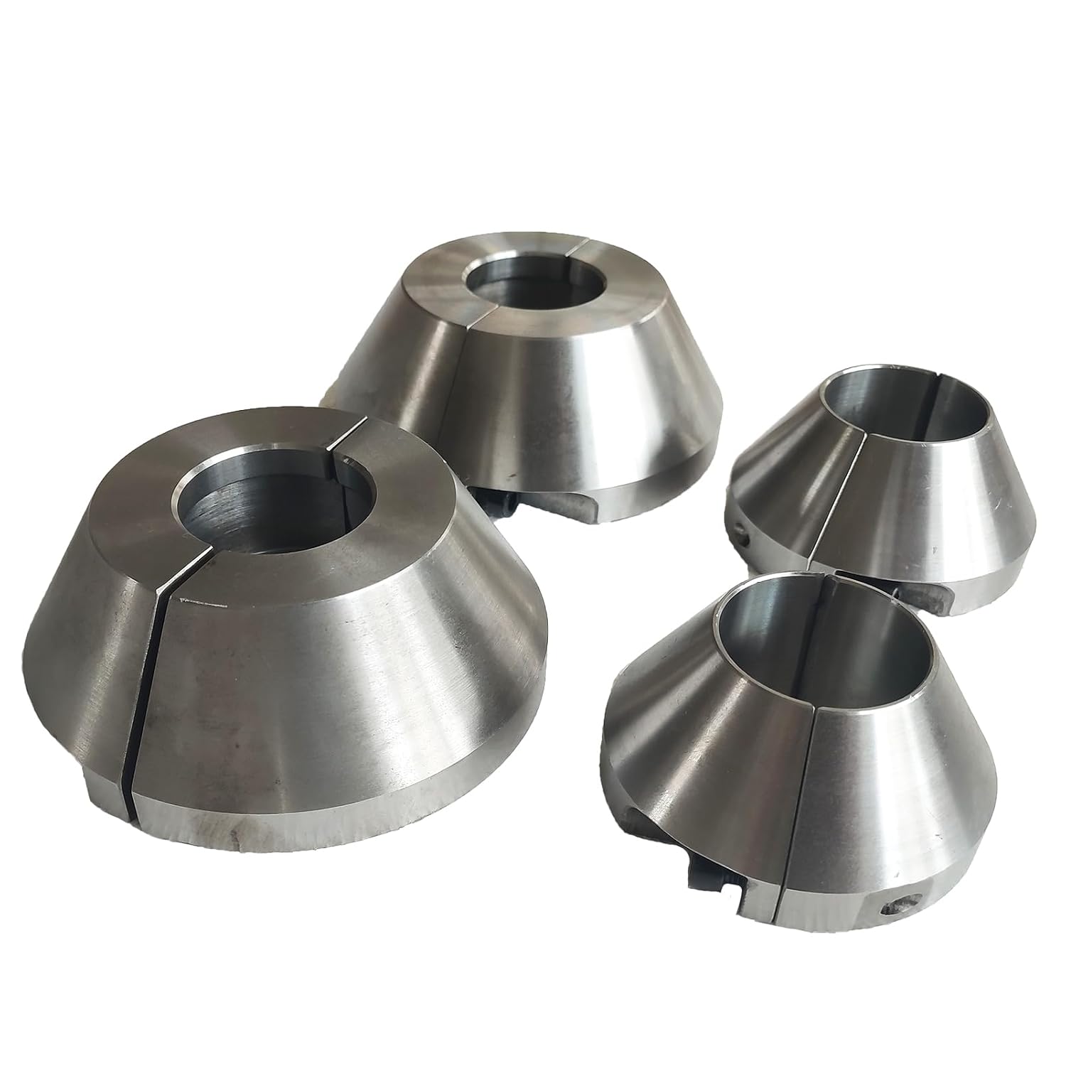 Centering Cone 50mm/1.97in Inner Diameter Universal Fit for Portable Line Boring Machine 50 Boring Bars 45 Steel Material 2 Large 2 Small High Precision Durable