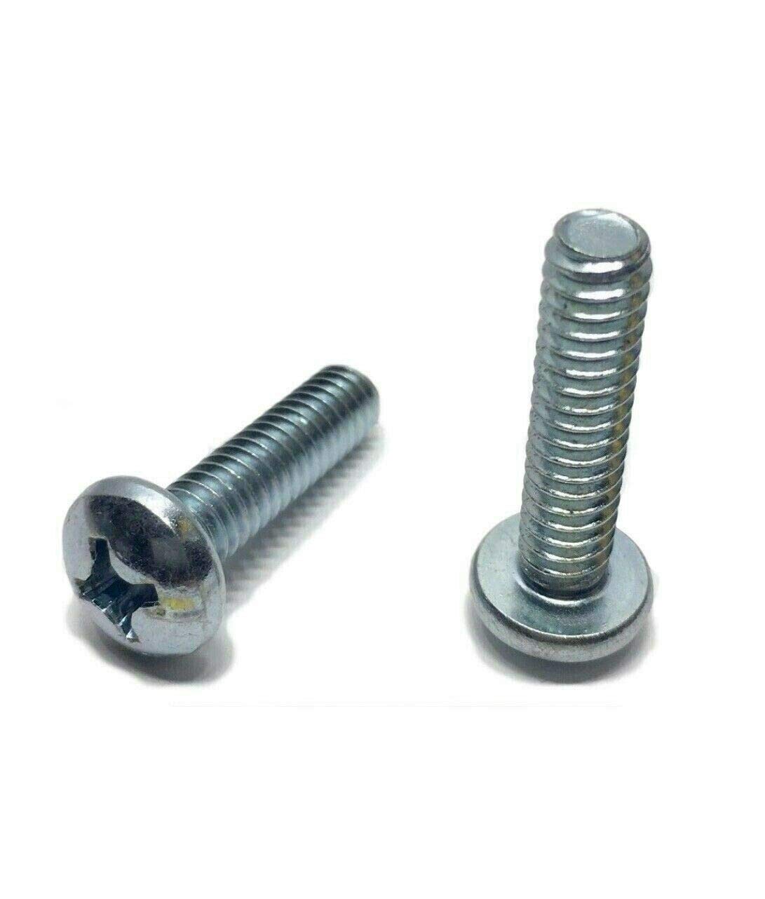 1/4-20 x 1/2'- Phillips Pan Head Machine Screw Zinc Plated Bulk Box 3500 Pcs Machine Screws B2B