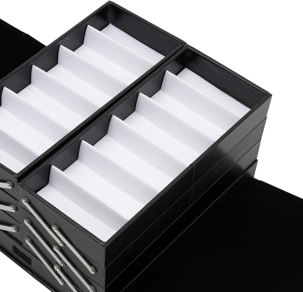 Sunglasses Organizer, 48 Slot Multiple Eyeglasses Display Case, Lockable Eyewear Storage Box for Luxury Accessory, Watches, Jewelry, Home Decor, Commercial Use