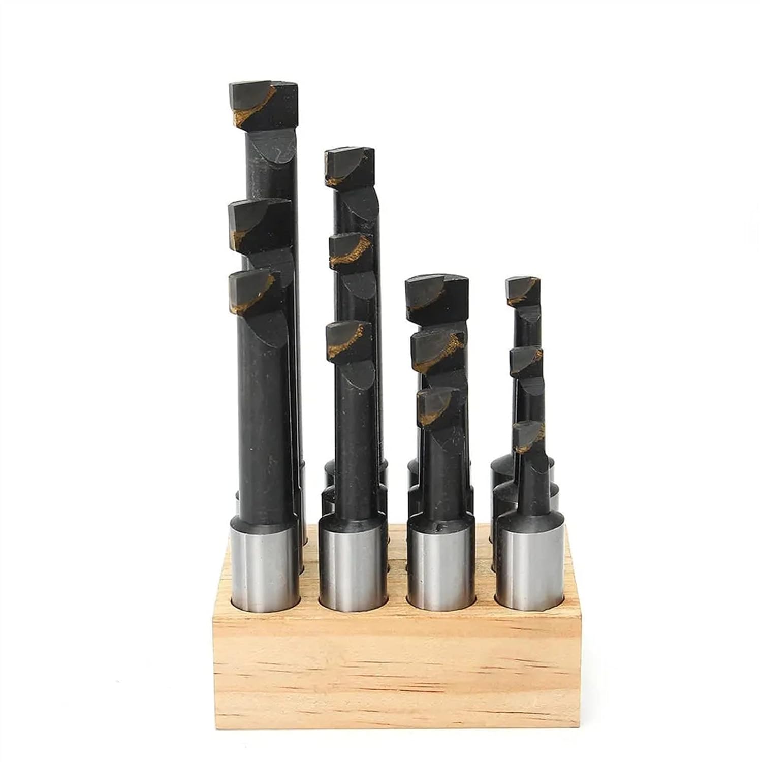 Lathe blade,12pcs 18mm Shank F1 Boring Bar Set for 3 Inch Boring Head Carbide Tipped Milling Tool Milling Lathe Tool