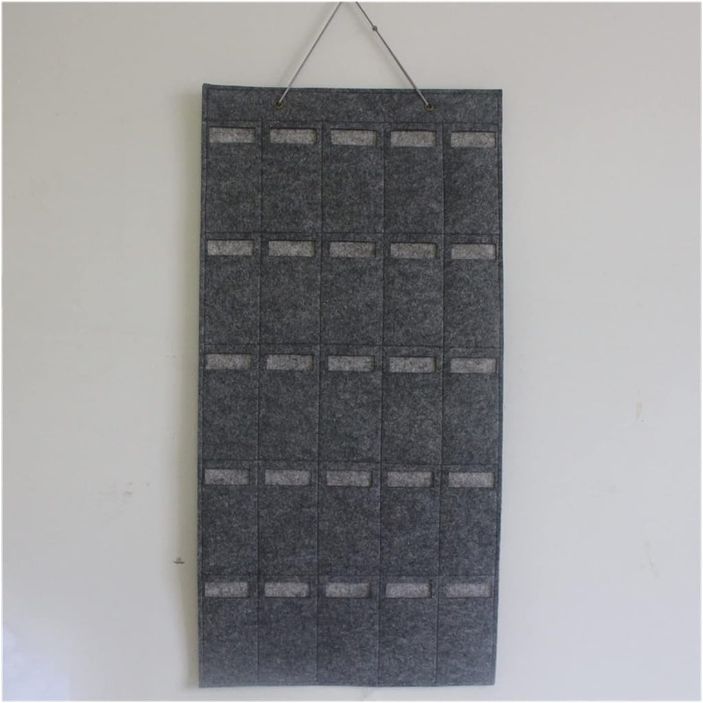 GRFIT Glasses Stand 15/25 Slots Felt Eyeglasses Stand Holder for Sunglasses Glasses Storage Display Hanging Bag Wall Pocket Storage Box Organizer Eyewear Display Stand ( Color : 3 )