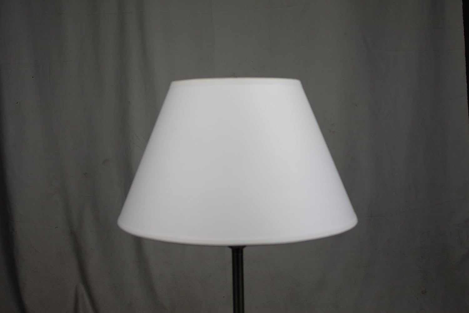 FenchelShades.com Set of 2 Lampshades 10' Top Diameter x 12' Bottom Diameter x 8' Slant Height with Washer (Spider) Attachment. Attaches to Lamps with an existing Harp(not included) (Vellum White)