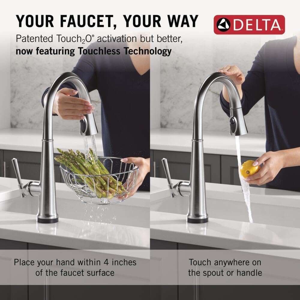 Touch2O® Technology Kitchen Faucet with Touchless Technology