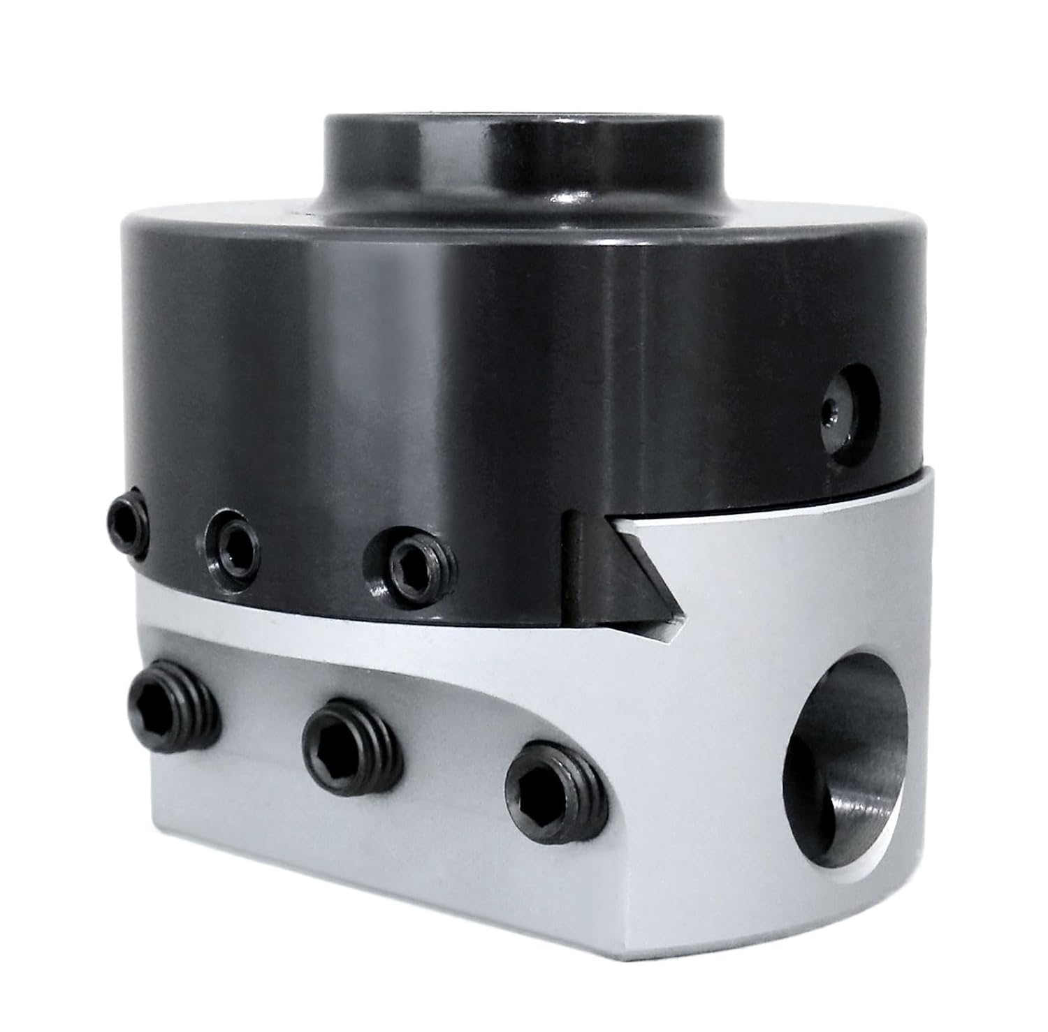 Accusize Industrial Tools Boring Head Hole Size Off Thread, 4 in, 0350-0004 | 1 in Boring Bar Hole, 1 in Offset, 1-1/2-18 Thread Mount, 3-43/64 in Overall Length