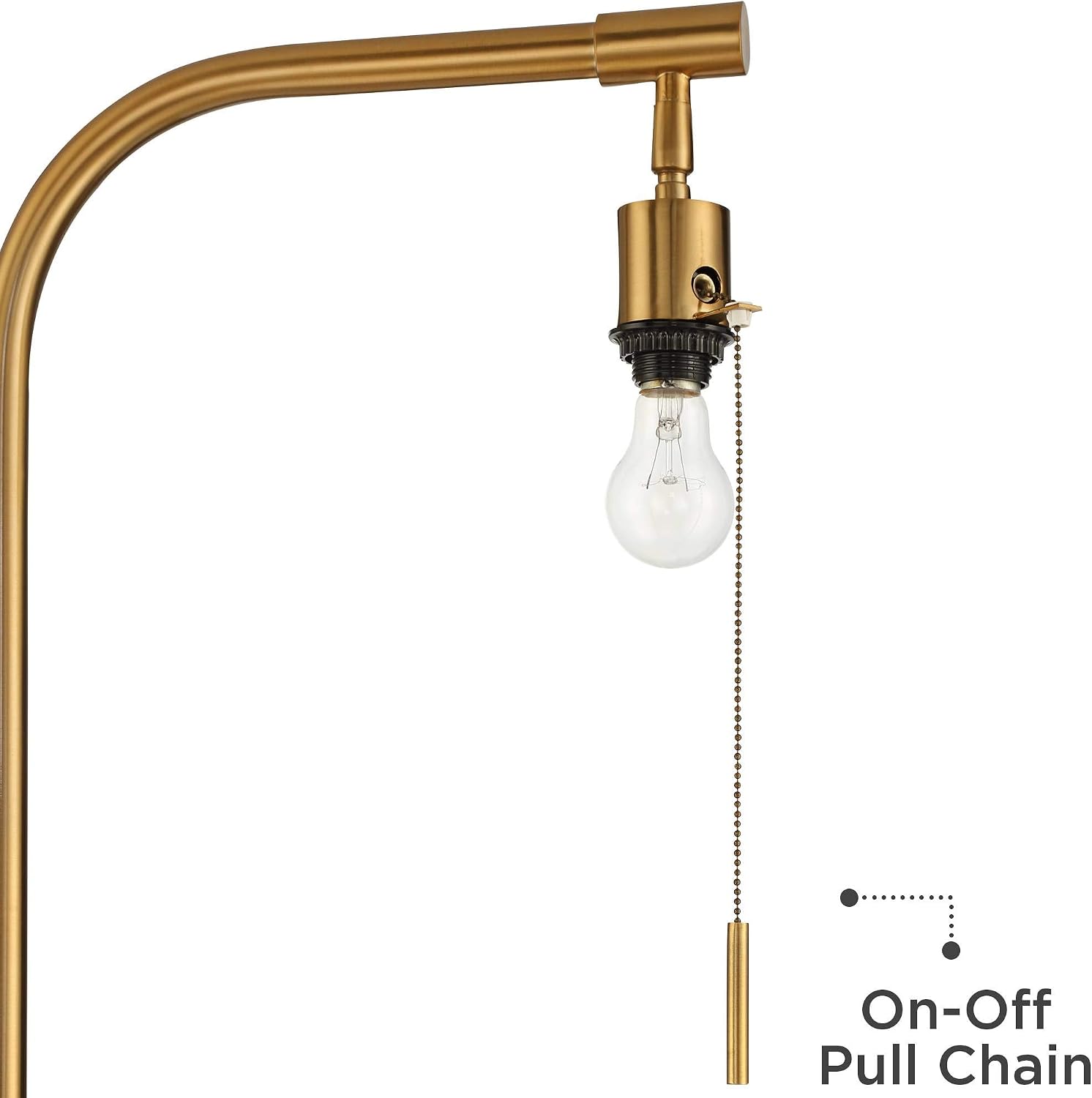 Possini Euro Design Volta Mid Century Modern Arched Floor Lamps 66' Tall Set of 2 with USB Charging Port Glass Tray Table Antique Brass White Linen Drum Shade Living Room Reading House Bedroom Home