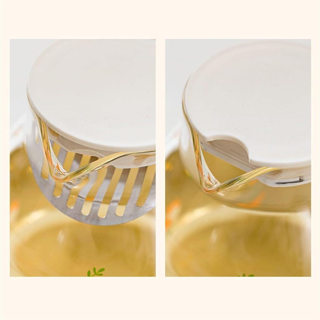 Beverage Serveware Cute glass cold kettle high temperature resistant household large-capacity cup set tea cup Water Carafe