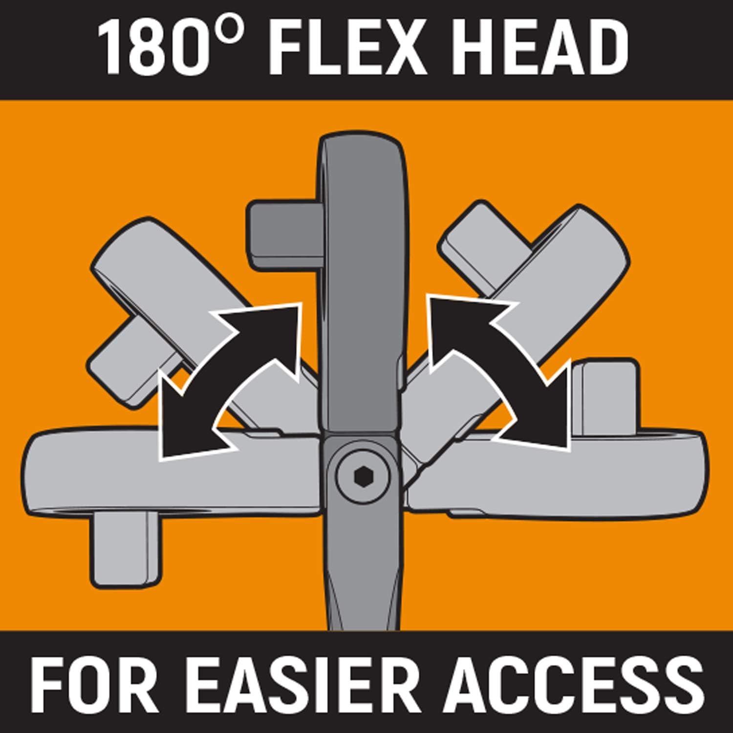 GEARWRENCH 3 Pc. 1/4', 3/8' & 1/2' Drive 90 Tooth Locking Flex Head Teardrop Ratchet Set - 81276T