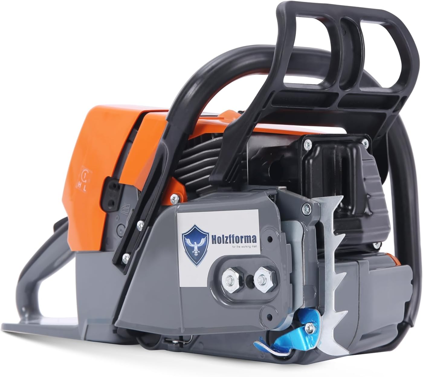 Holzfforma 76.5cc G466 4.4KW Gasoline Chain Saw Power Head Orange Drak Grey are Compatible with MS460 046 Chainsaw