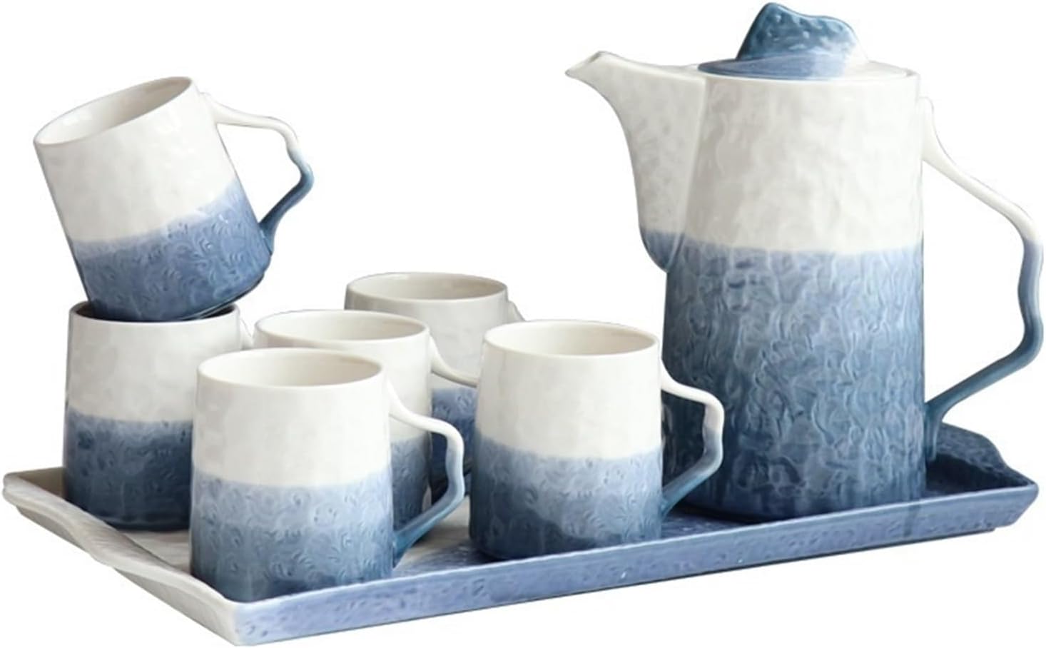 Beverage Serveware Ceramic kettle set household heat-resistant tea cup set living room cold kettle tea set water cup Water Carafe