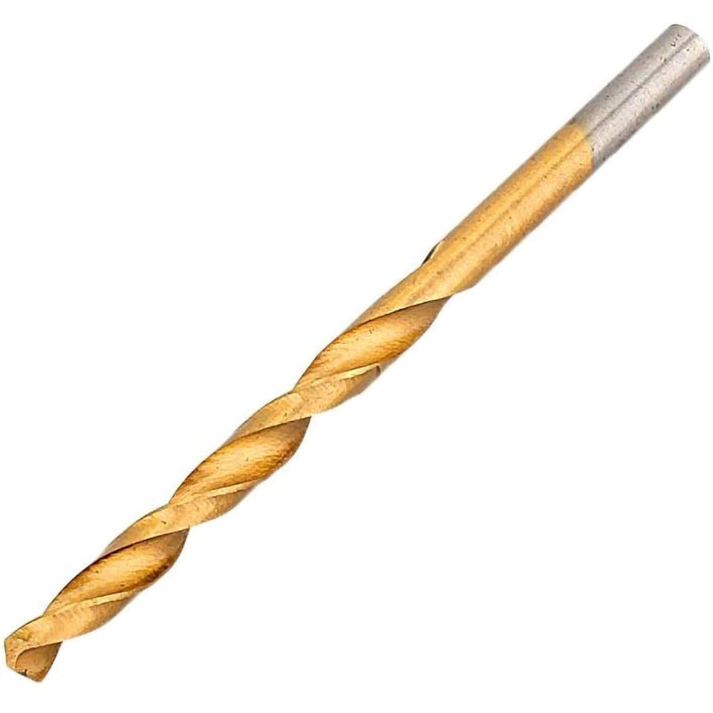 Ti Plated Drill Set, 170Pcs 1mm to 10mm Metric Spiral Point Tap Straight Shank Ti Drill Bit C for A Range of Drilling Applications