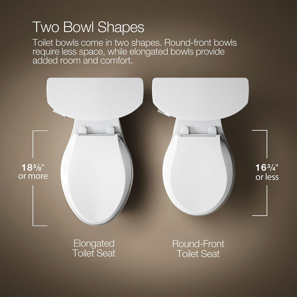Kohler, K3950-0, Two-piece elongated toilet, 1.28 gpf, White