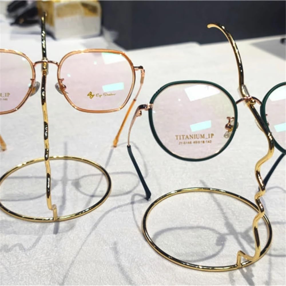 Glasses Stand Display Props Decorative Supplies Metal Sunglasses Holder Glasses Stand Shelf for Eyeglass Organizer Showcase Jewelry Eyewear Display Stand
