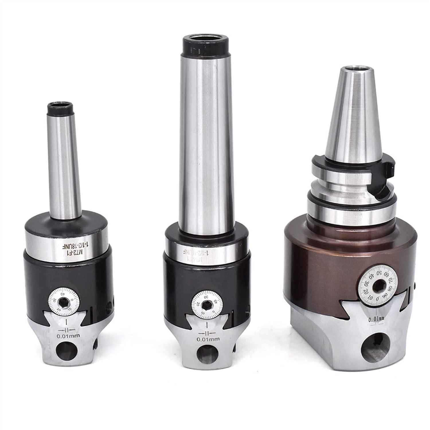 Lathe Blade,1set F1 12 2 Inch 50mm Boring Head +1pcs Draw bar Morse Tapper Cone MT2 MT3 MT4 C20 C25 NT30 R8 Boring Tool for CNC Machine Milling Lathe Tool (Size : R8-((F1 12) 7-16)