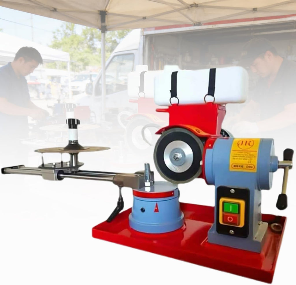 Professional Electric Saw Blade Sharpener,Rotary Angle Grinding Machine for Carbide Saw Blades, 2850rpm Motor with Multiple Arbors Included 550w