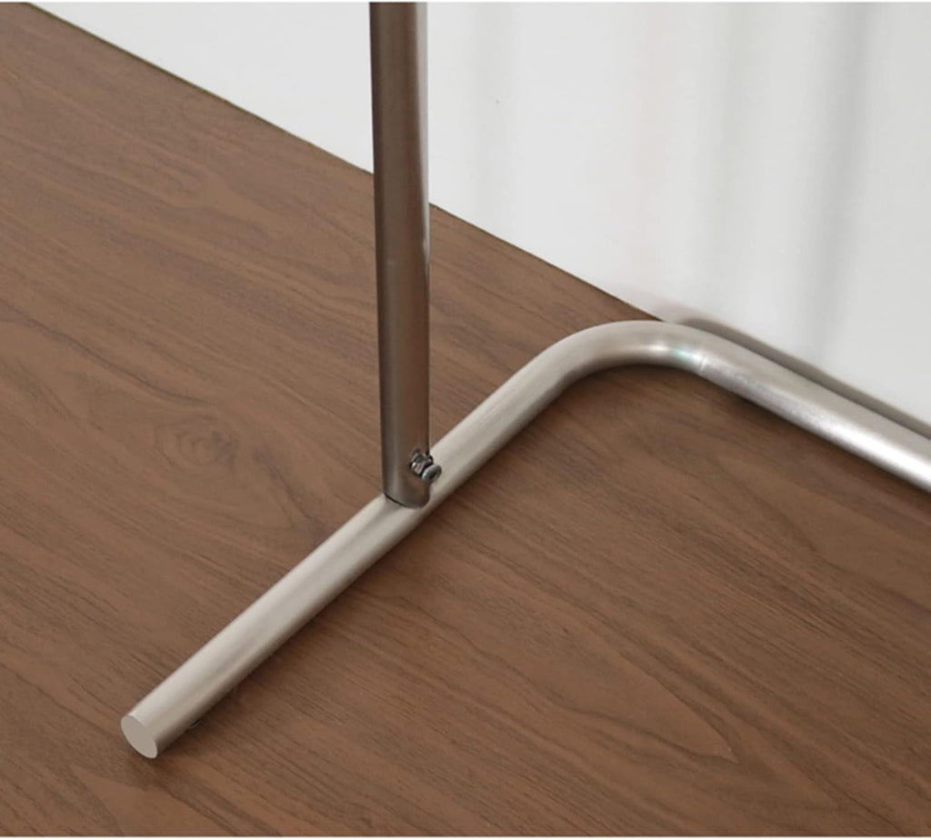 Garment Rack Modern Stainless Steel Clothes Rail, Heavy Duty Metal Garment Rack, Bedroom Living Room Coat Rack, Retail Display Clothing Rack, Easy To Assemble, Silver(Size:100x40x150CM)