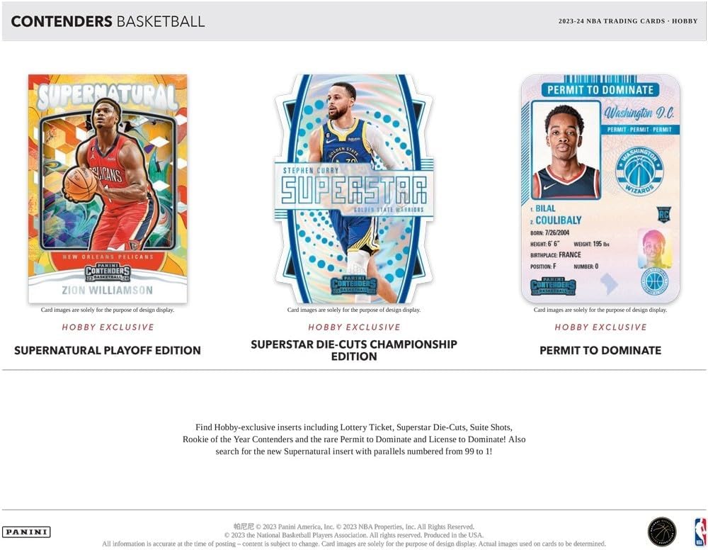 2023-24 Panini Contenders Basketball Hobby Box