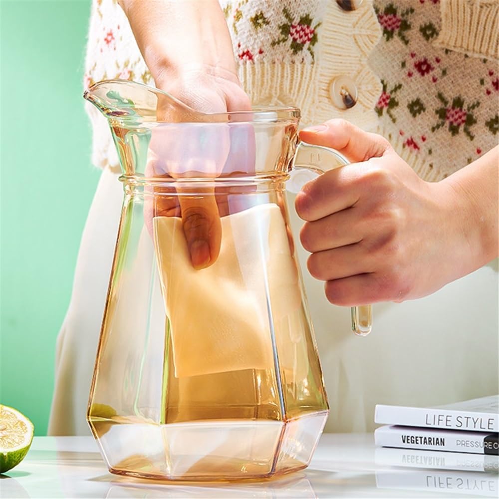 Beverage Serveware 1800ml Glass Cold Water Pitcher Large Capacity Teapot Household High Temperature Resistant Duckbill Water Kettle Water Carafe