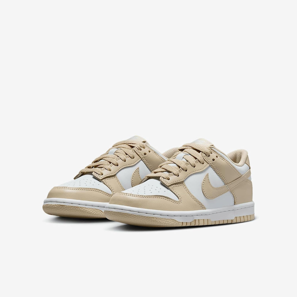 Nike Dunk Low Big Kids' Shoes (FB9109-200, Desert Khaki/Pure Platinum/Desert Khaki) Size 5.5