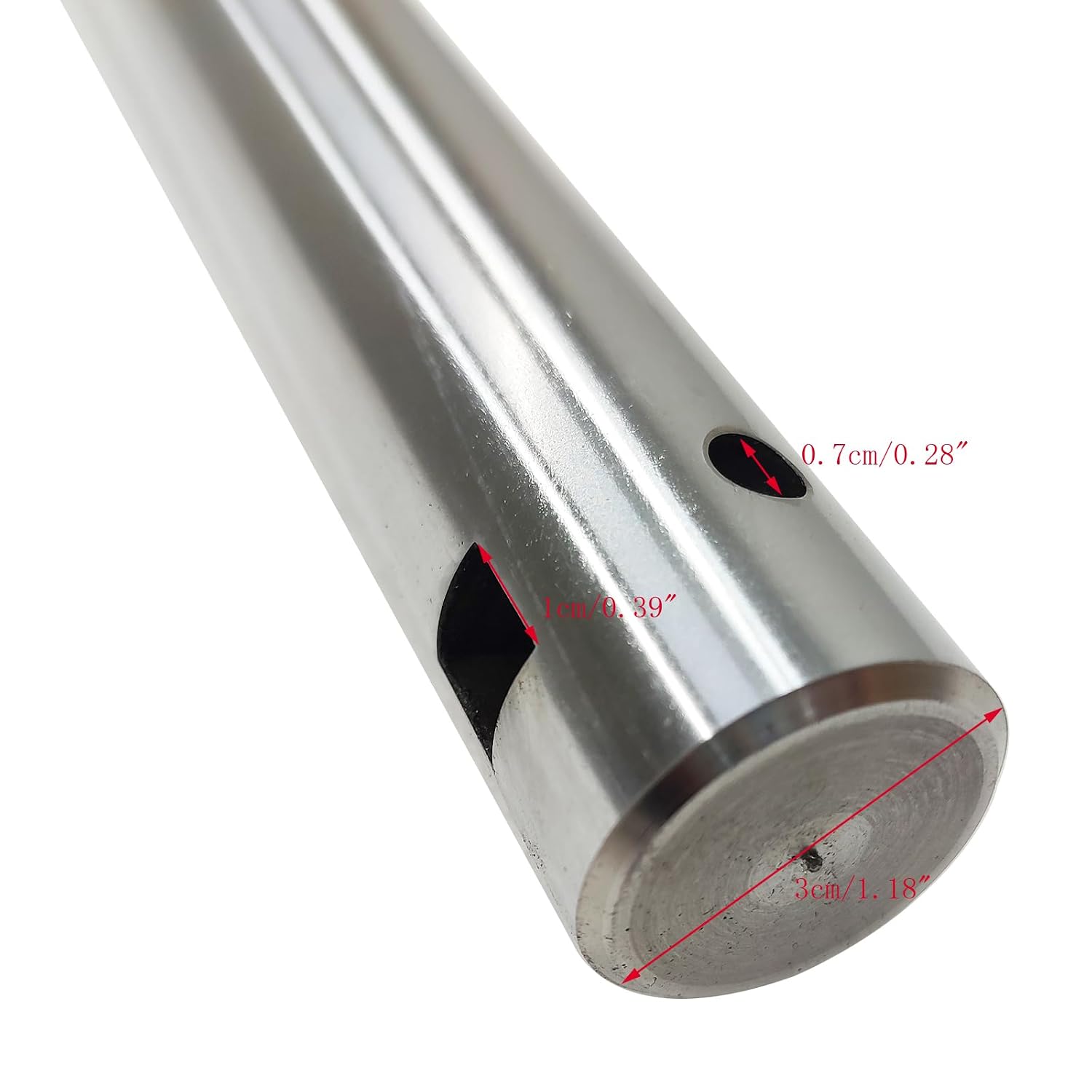 Boring Bar of Boring Machine High-Strength Alloy Line Bore Rod of Hole Drilling Equipment 1.18x62.99 inch Hole Drilling Accessory Parts