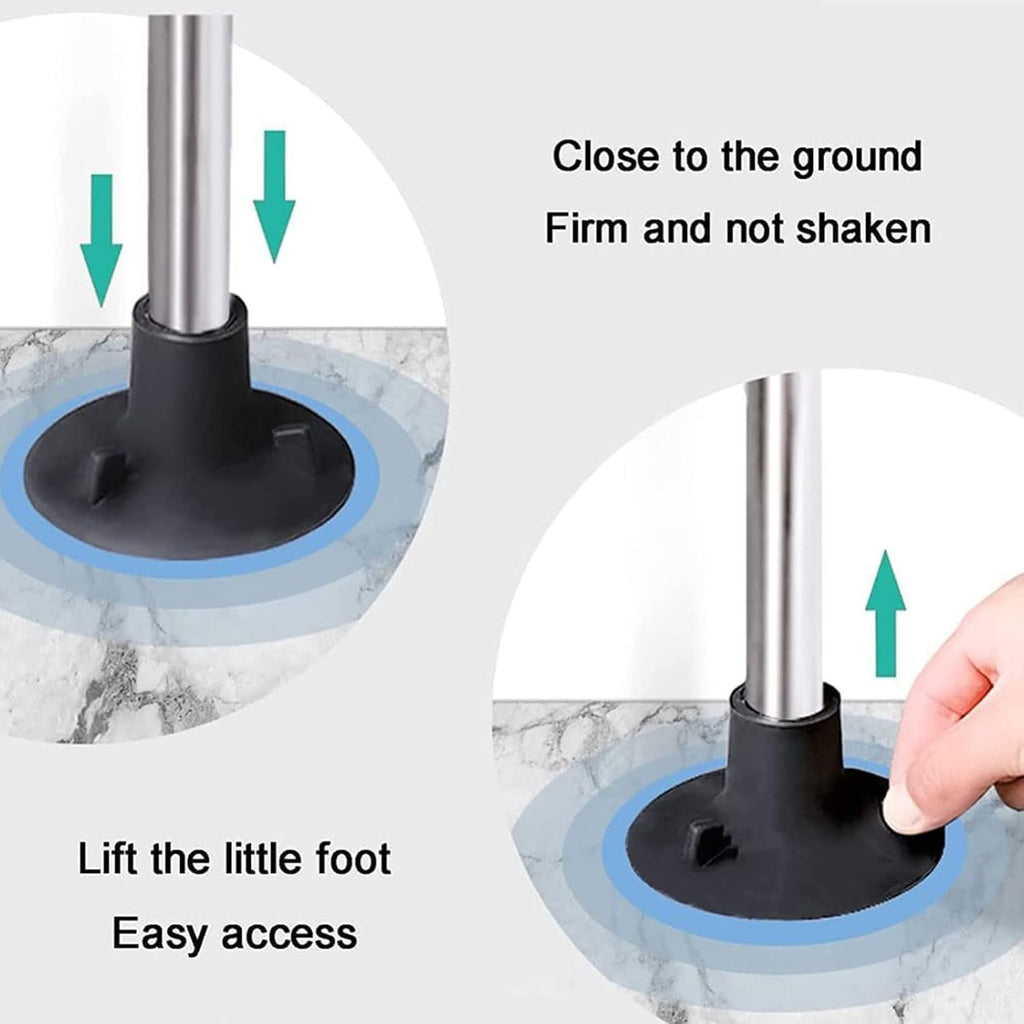 3 in 1 Toilet Seat Chair Clip on Seat for Easy Cleaning Steel Commode Chair with Adjustable Height Heavy-Duty Raised Toilet Seat with Handles,Bathroom Potty Chair Shower