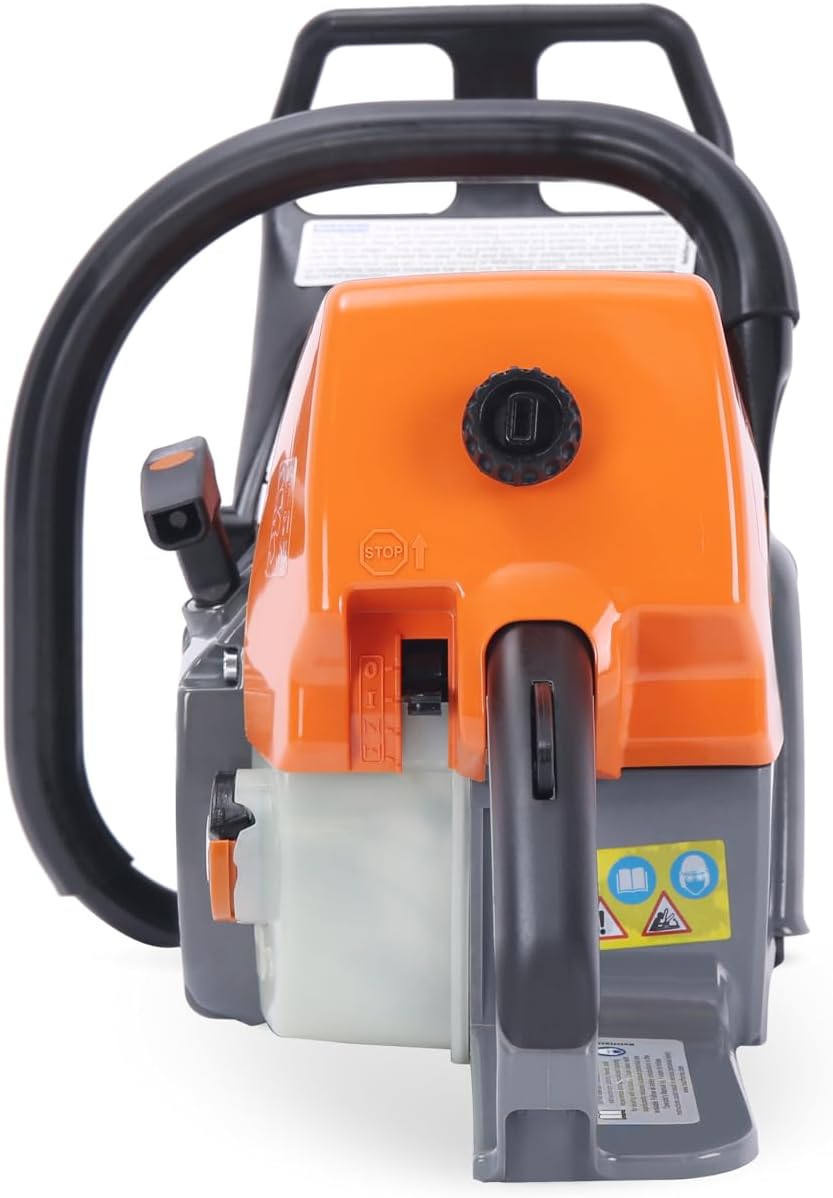 Holzfforma 76.5cc G466 4.4KW Gasoline Chain Saw Power Head Orange Drak Grey are Compatible with MS460 046 Chainsaw