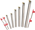 6 Sets Anti-vibration Boring Bar Set CNC Lathe Turning Tool H08 H10 H12 H14 H16 H20 With Inserts(Carbide for Aluminum)