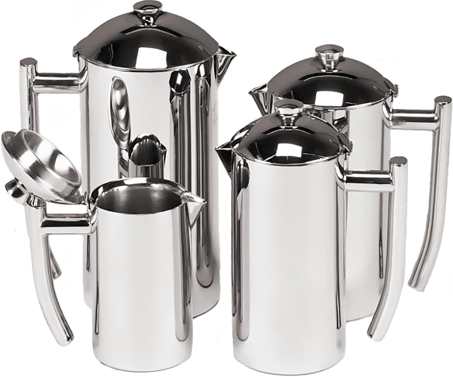 Frieling USA Platinum 41-Ounce Double-Wall Insulated Stainless Steel Beverage Server - Coffee Carafe for Formal Coffee Service - Dishwasher Safe Thermal Carafe