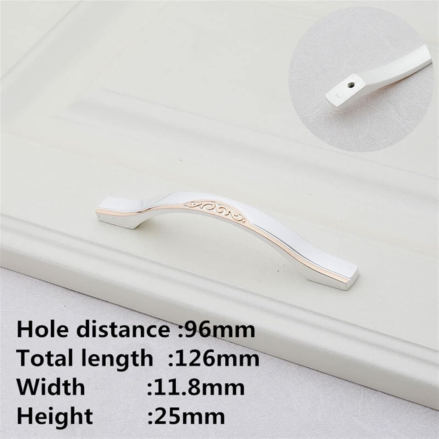 TOMYEUS Cabinet Handles Kitchen Hardware 10 Pcs Zinc Alloy Gold Silver Cabinet Door Handles Drawer Knobs Kitchen Cupboard Door Pulls Furniture Handle Hardware Cabinet pulls Kitchen Cabinet Handles