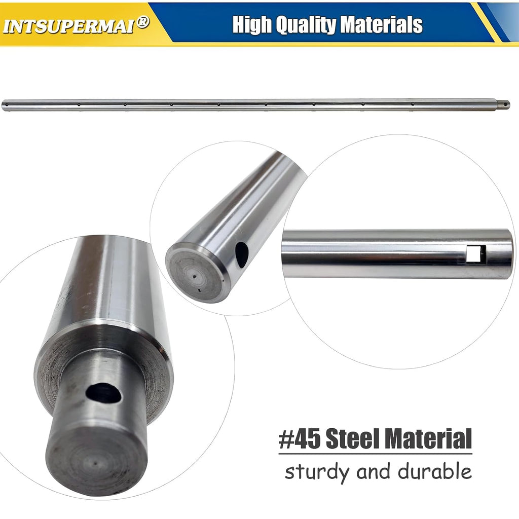 INTSUPERMAI Boring Bar of Portable Line Boring Machine Hole Drilling Machine 50x1600mm/1.97x63in Line Bore Bar Alloy Steel Material for Metal with Compact Design